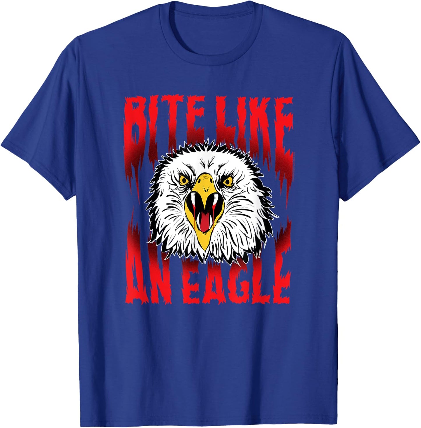 Cobra Kai Cobra Kai Ombre Bite Like an Eagle , Black, Small T-Shirt - T-Shirt | Royal
