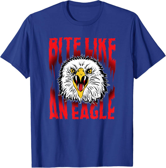 Cobra Kai Cobra Kai Ombre Bite Like an Eagle , Black, Small T-Shirt - T-Shirt | Royal
