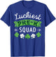 St Patricks Day PreK Teacher Shirt Gift Luckiest Pre-K Squad Women Kids T-Shirt - T-Shirt | Royal
