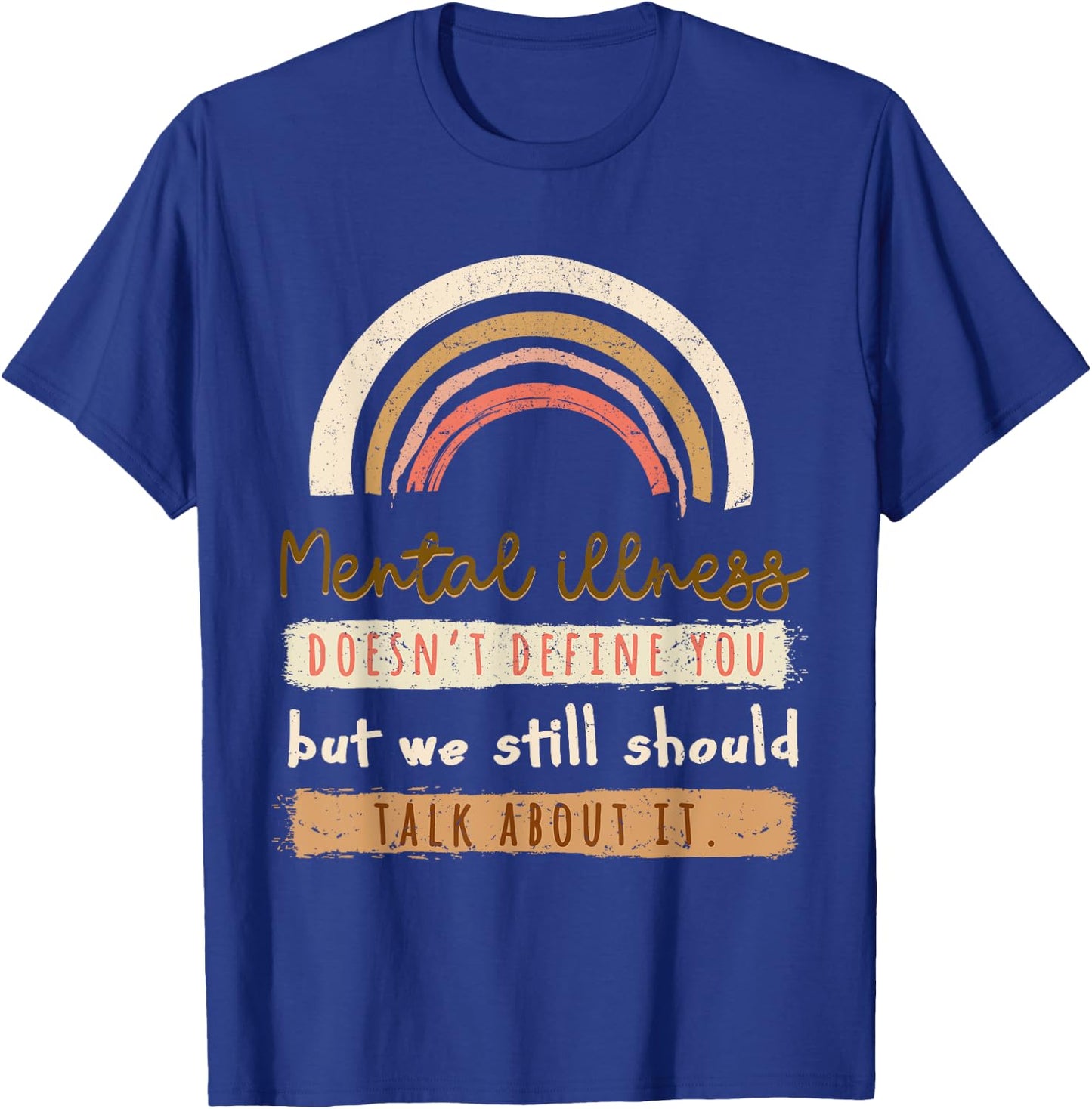 Depression Mental Health Awareness T-Shirt - T-Shirt | Royal