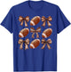 Coquette Football Bow Game Day Football Mom Football Season T-Shirt - T-Shirt | Royal