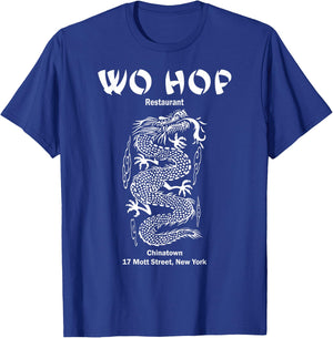 Wo hop Restaurant Chinatown, Serpent Dragon Vintage T-Shirt - T-Shirt | Royal
