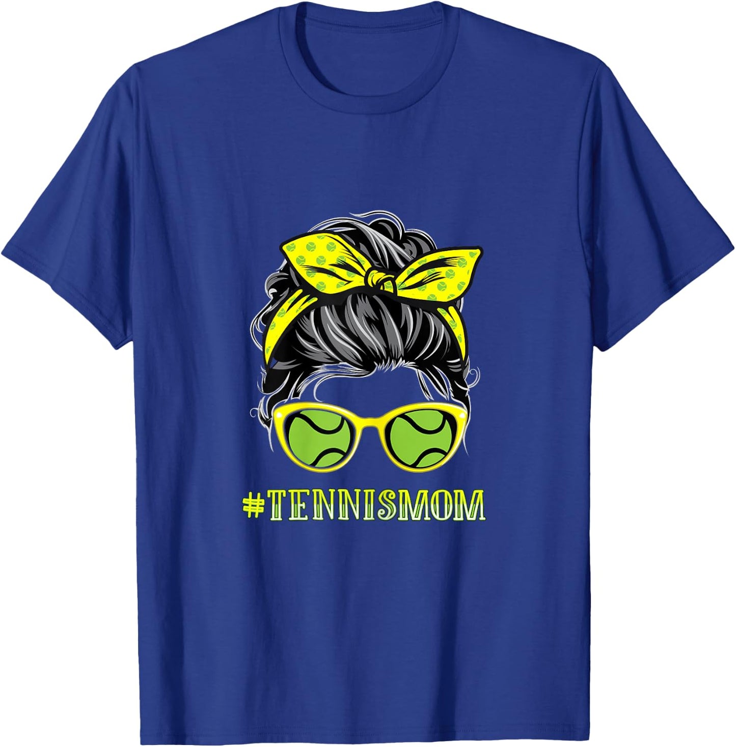 Tennis Mom Shirt Women Tennis Player Mothers Day T-Shirt - T-Shirt | Royal