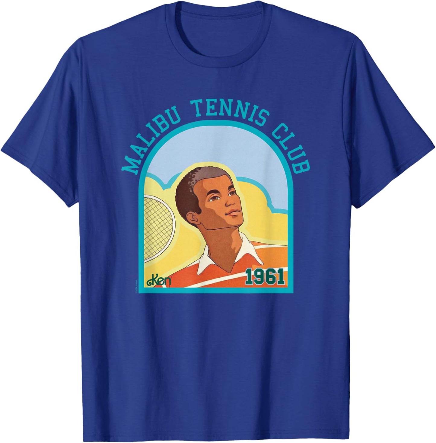 Barbie Ken Malibu Tennis Club 1961 T-Shirt - T-Shirt | Royal