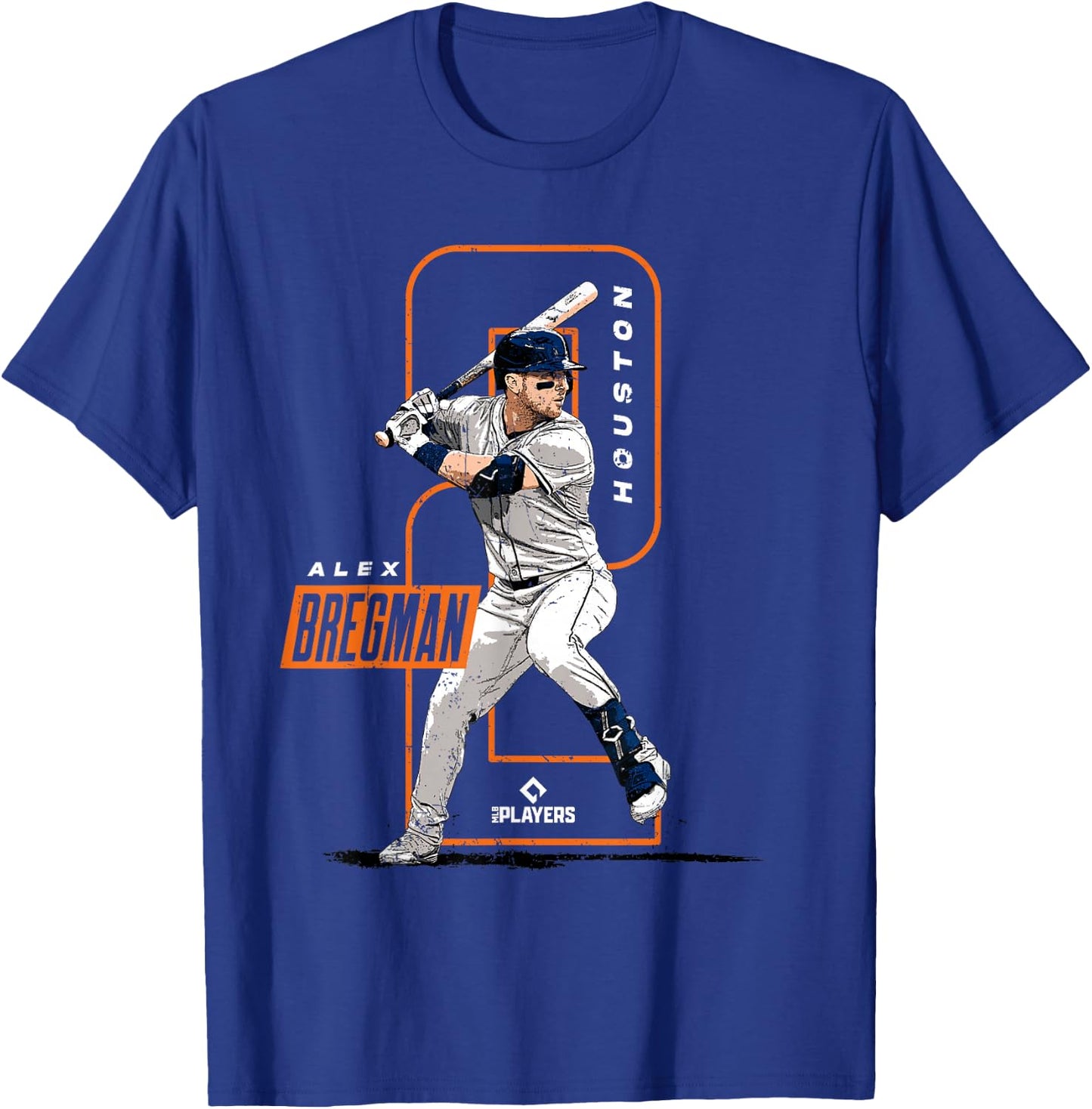 Alex Bregman | Houston Baseball MLB Players | MLBBRE4061 T-Shirt - T-Shirt | Royal