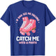 Roller Skate Catch Me With A Photo T-Shirt - T-Shirt | Royal