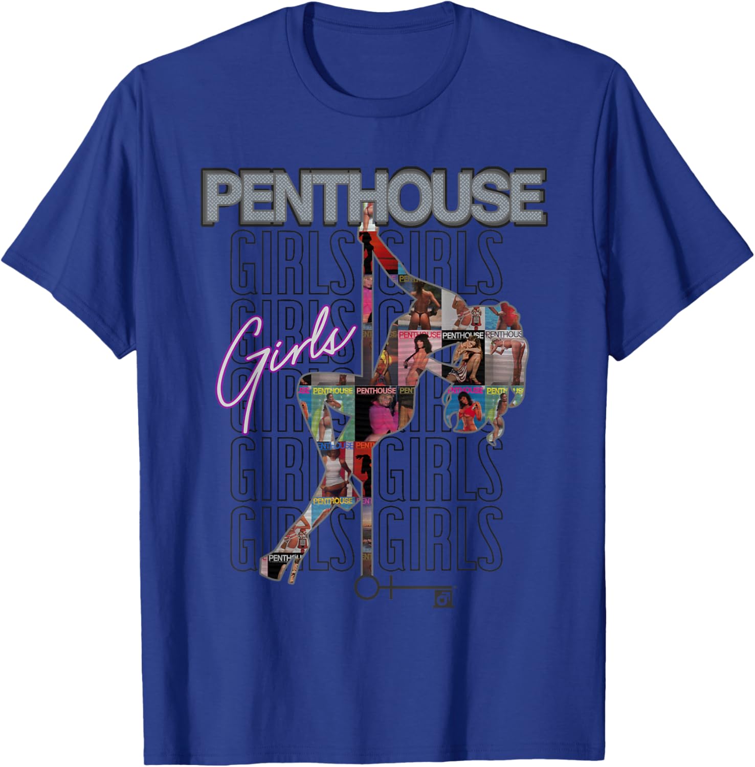 Penthouse Magazine Girls Pole Dance Burlesque Pinup Vintage T-Shirt - T-Shirt | Royal