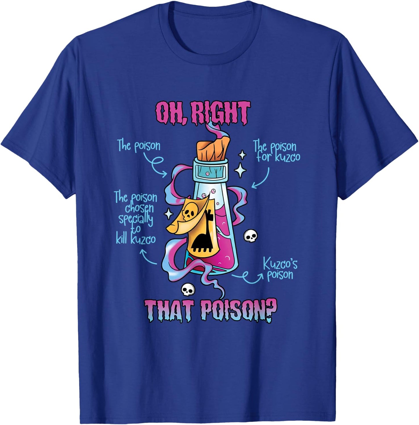 Vintage Funny Drink Me Oh Right That Poison-Llama Halloween T-Shirt - T-Shirt | Royal