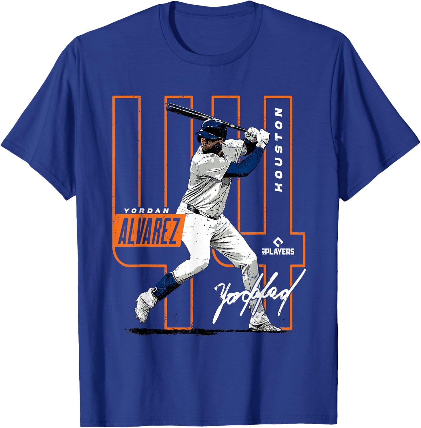 Yordan Alvarez | Houston Baseball MLB Players | MLBALV4049-S T-Shirt - T-Shirt | Royal