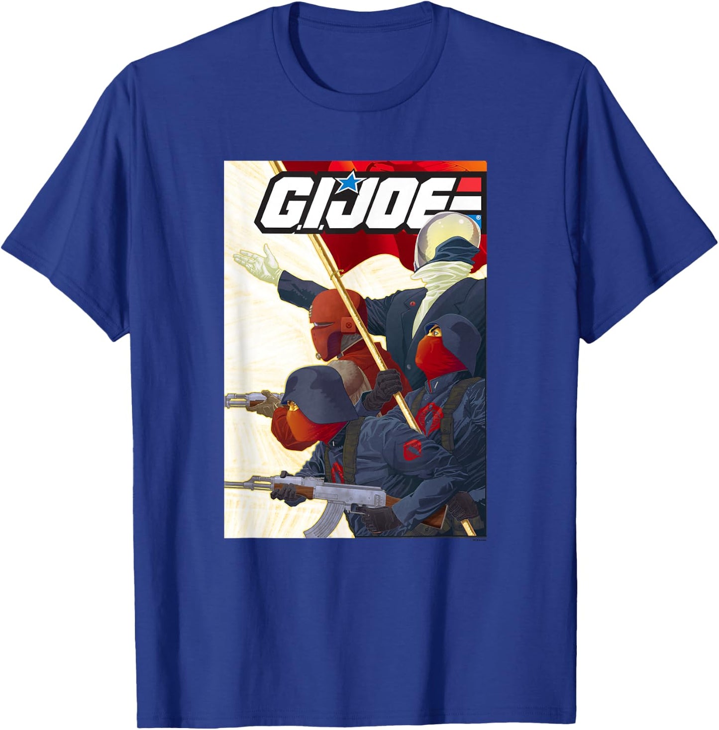 G.I. Joe A Real American Hero Cobra Command Troops Poster T-Shirt - T-Shirt | Royal