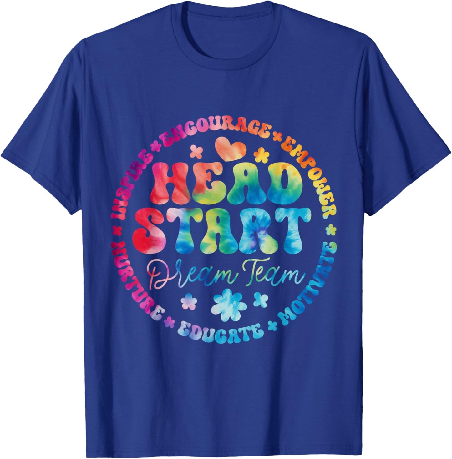 Head Start Squad Homeschool Teacher Headstart Back To School T-Shirt - T-Shirt | Royal