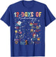 Funny 12 Days Of Radiology Xray Tech Radiologist Christmas T-Shirt - T-Shirt | Royal