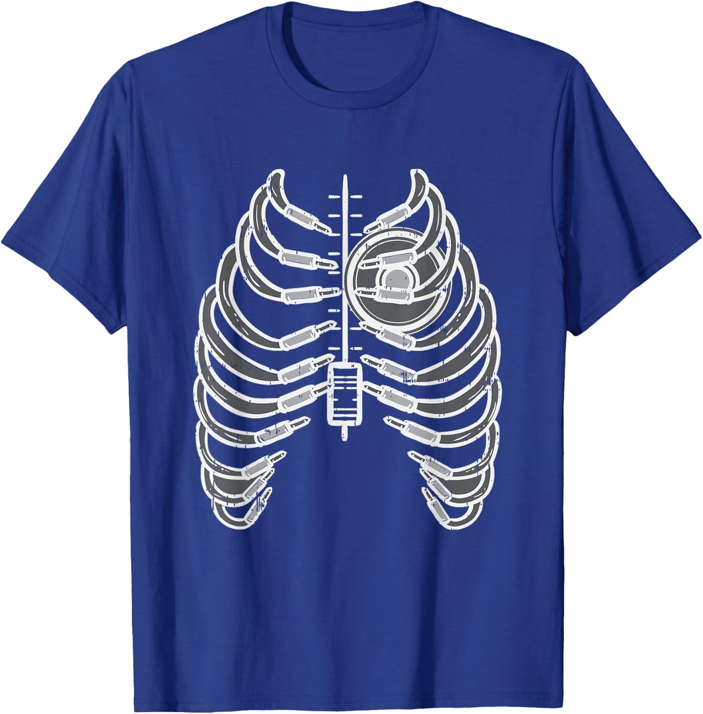 Sound Engineer Rib Cage for Audio Engineer T-Shirt - T-Shirt | Royal