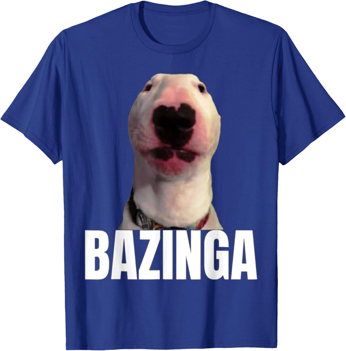 Bazinga Dog Cringe Meme T-Shirt - T-Shirt | Royal