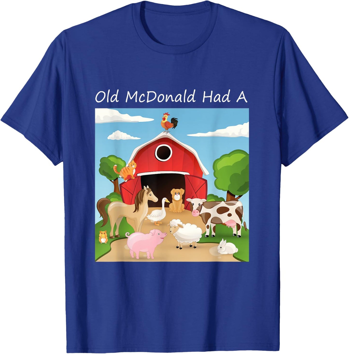 "Old McDonald had a Farm" for Farmers T-Shirt - T-Shirt | Royal