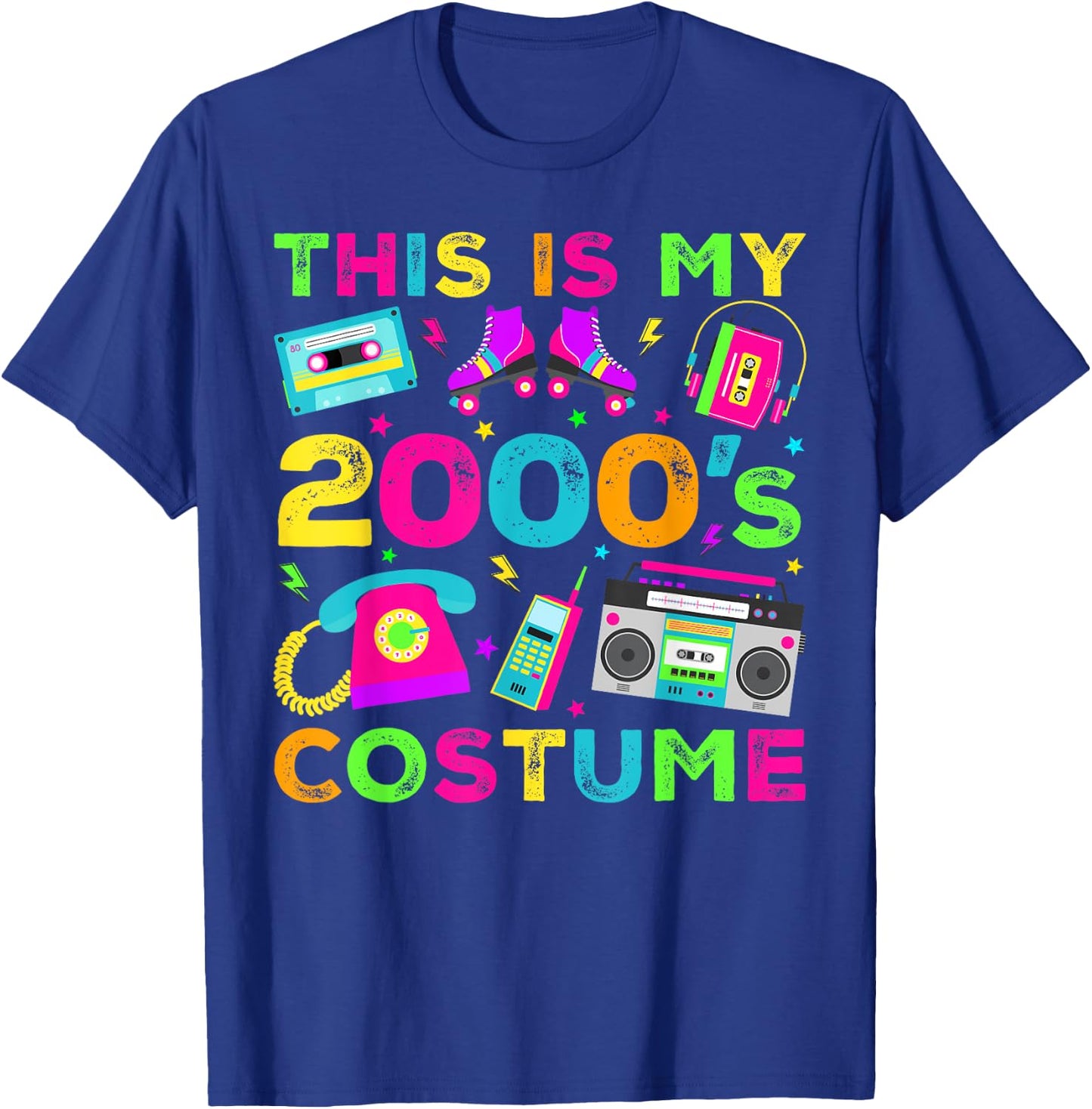 This Is My 2000s Costume 2000's style 2000s Retro Party T-Shirt - T-Shirt | Royal