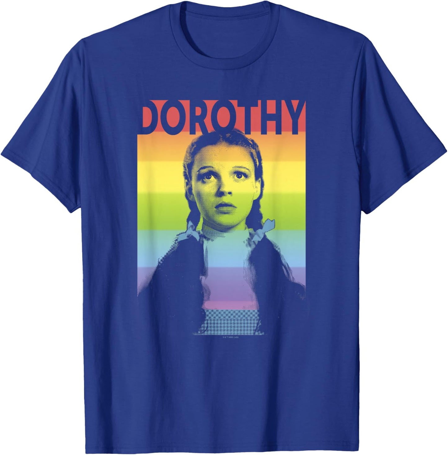 The Wizard of Oz Pride Dorothy Rainbow Poster T-Shirt - T-Shirt | Royal