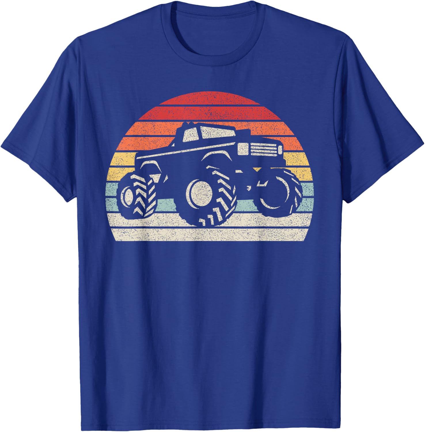 Retro Vintage Monster Truck T-Shirt - T-Shirt | Royal