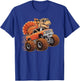 Monster Truck Thanksgiving Dinosaur Shirt Kids Boys Toddlers T-Shirt - T-Shirt | Royal