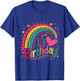 Its My Birthday Shirt Rainbow Birthday Women Teens Girls T-Shirt - T-Shirt | Royal