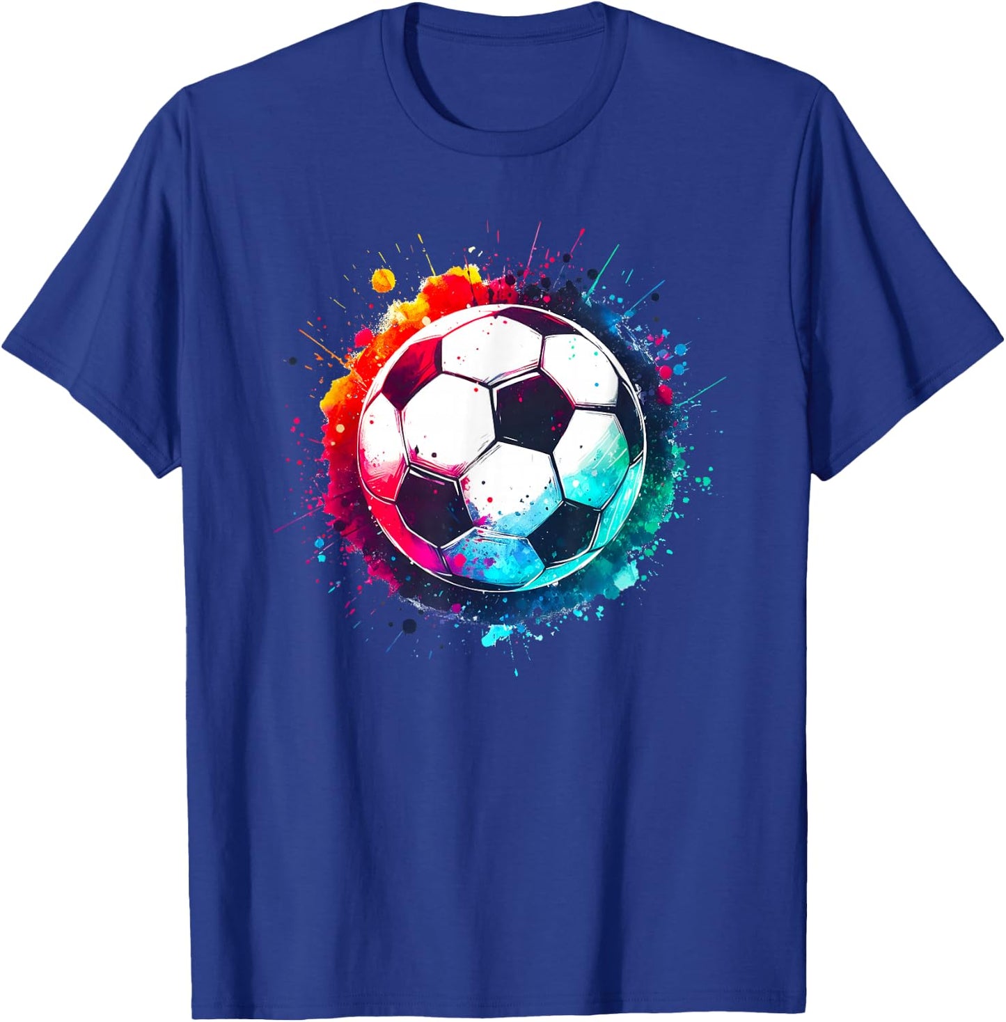 Tie Dye Football for All Football Lovers, Men, Women and T-Shirt - T-Shirt | Royal