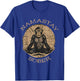 Namastay Sober Monkey Sobriety Mediation Recovery Support T-Shirt - T-Shirt | Royal
