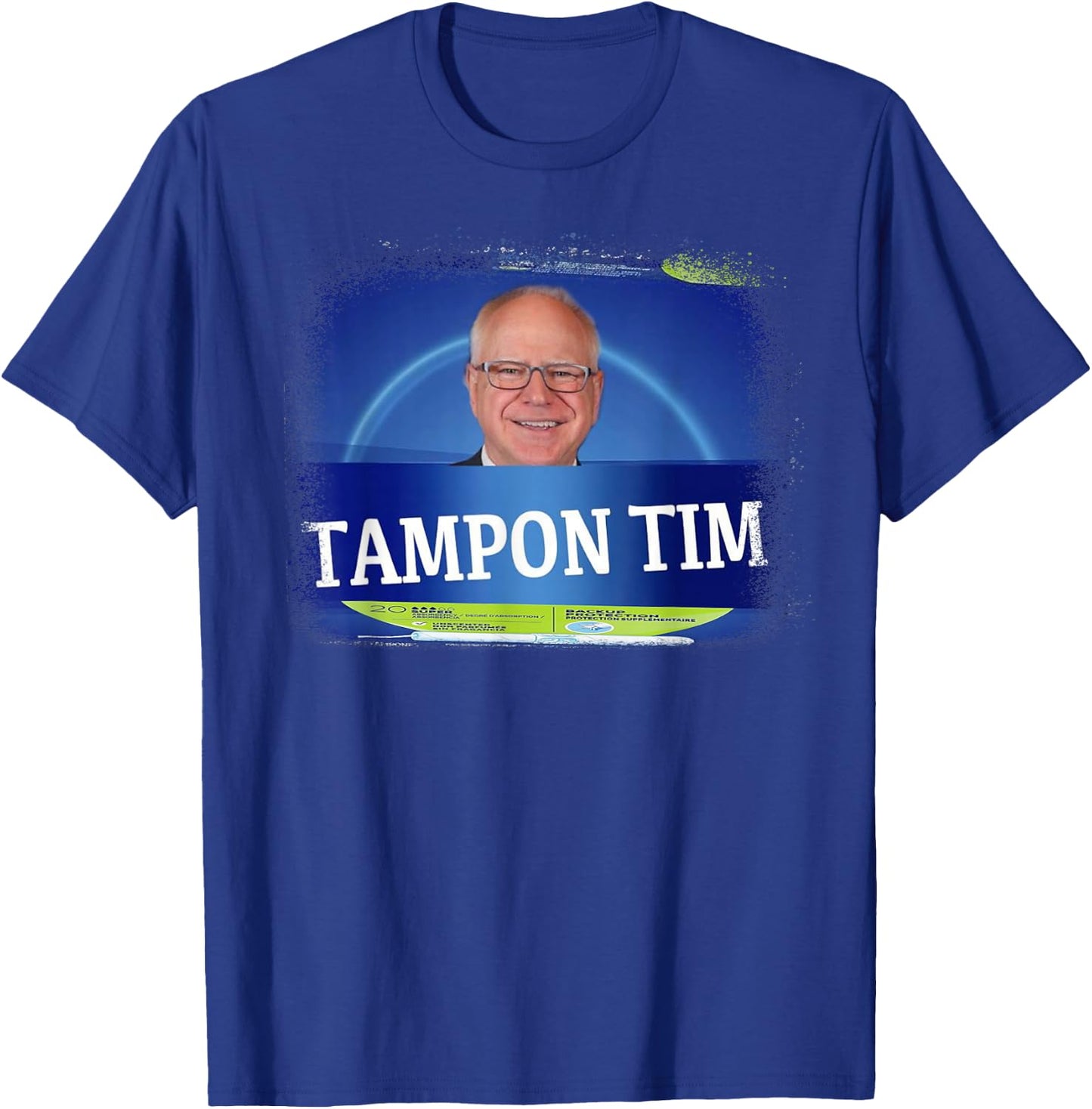TamponTim Tampon Tim Funny Kamala's Vice President Tim Walz T-Shirt - T-Shirt | Royal