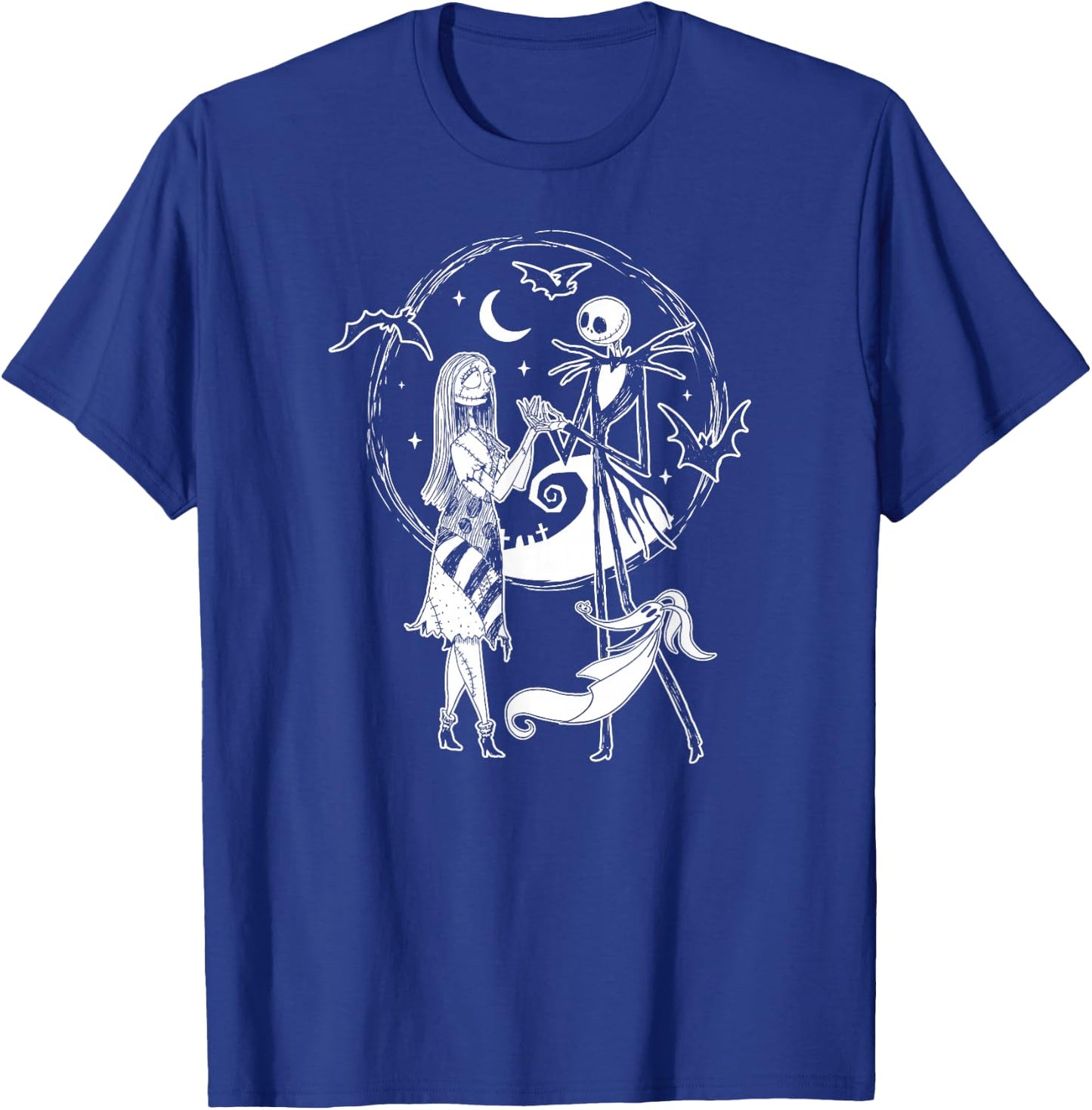 Nightmare Before Christmas - Jack Sally Zero T-Shirt - T-Shirt | Royal