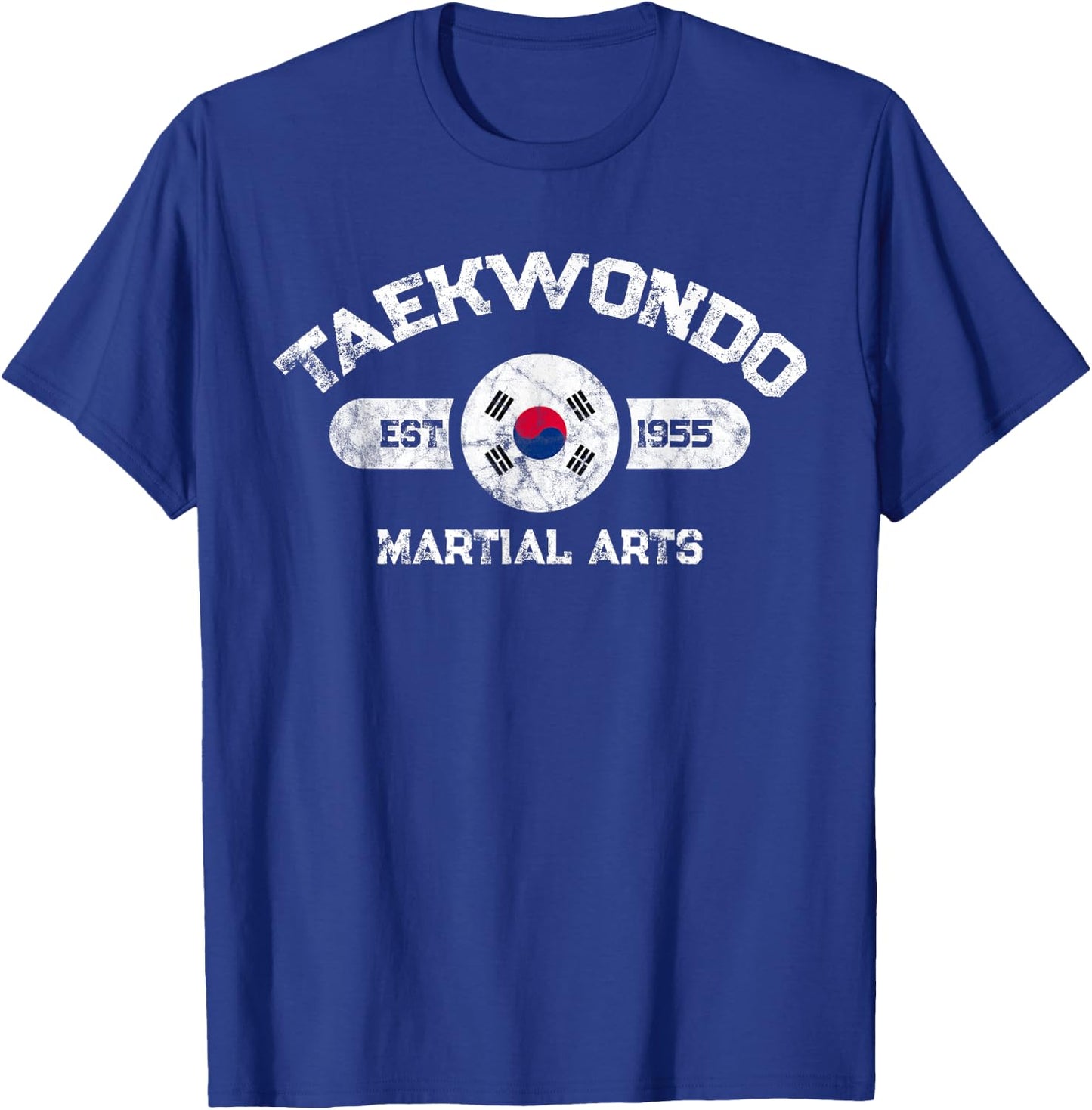 Taekwondo Established 1955 Tae Kwon Do Gift Martial Arts T-Shirt - T-Shirt | Royal