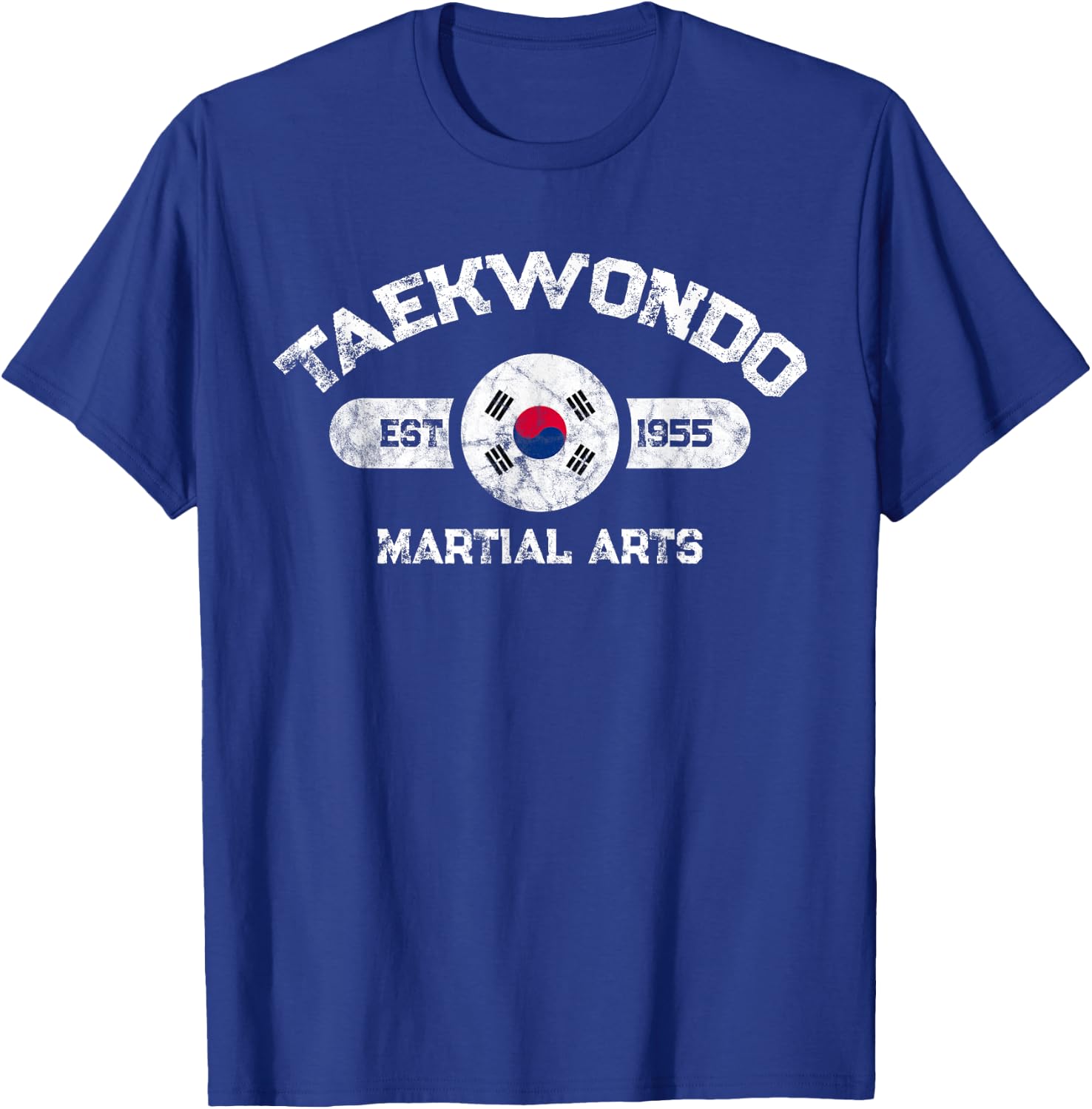 Taekwondo Established 1955 Tae Kwon Do Gift Martial Arts T-Shirt - T-Shirt | Royal