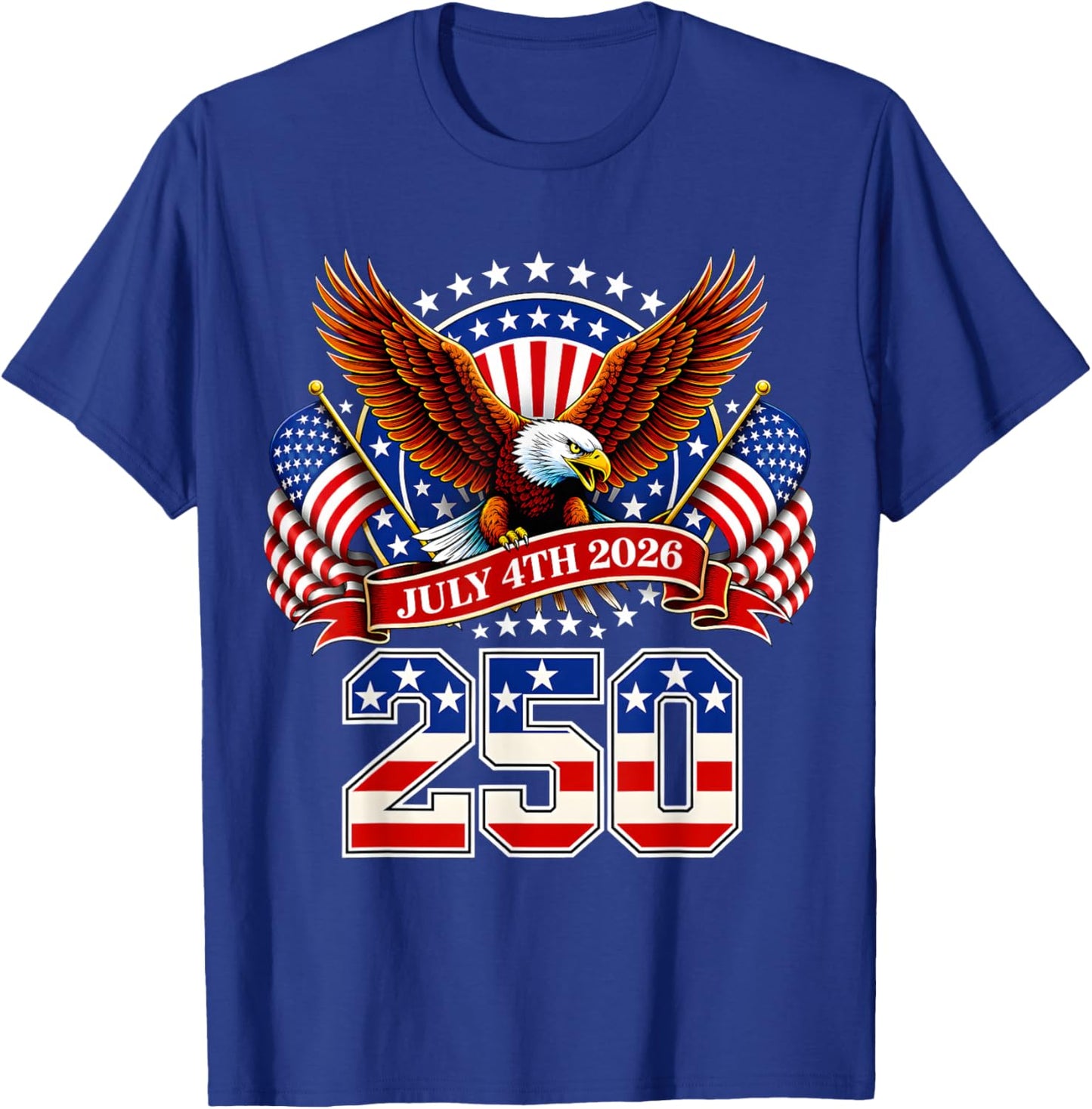 250 Anniversary USA Men Women 250 Years 250th Anniversary T-Shirt - T-Shirt | Royal