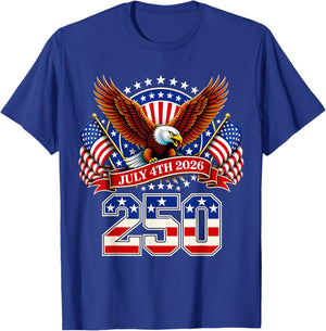250 Anniversary USA Men Women 250 Years 250th Anniversary T-Shirt - T-Shirt | Royal