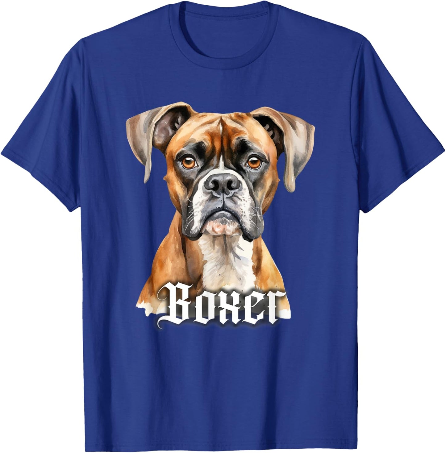 Boxer Dog T-Shirt - T-Shirt | Royal