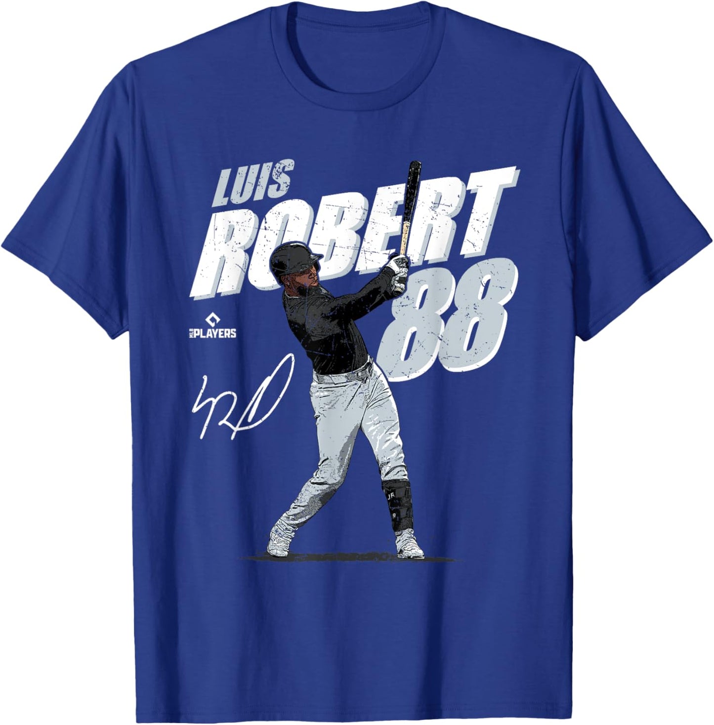 Luis Robert | Chicago Baseball Players | MLBLRT3001 T-Shirt - T-Shirt | Royal