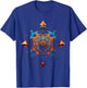 Motif Illustration Art T-Shirt - T-Shirt | Royal