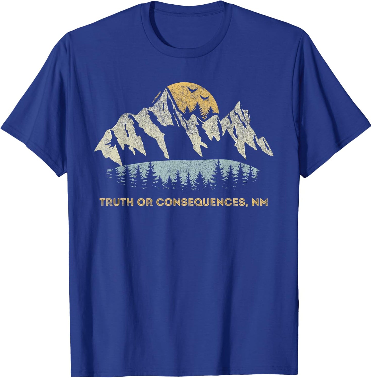 Truth Or Consequences New Mexico Mountain Sunset Sunrise NM T-Shirt - T-Shirt | Royal
