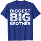 Biggest Big Brother Shirt Adult Men Boy Brother to Be T-Shirt - T-Shirt | Royal