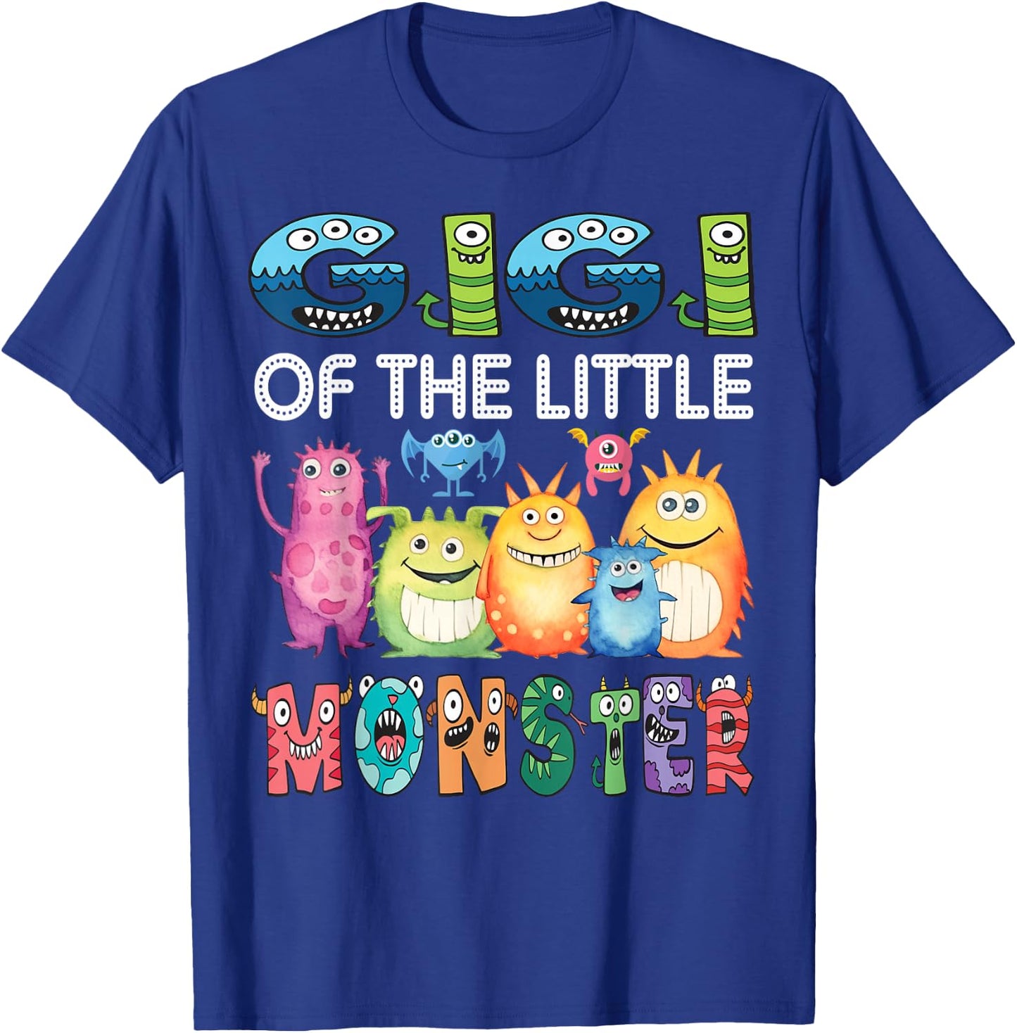 Gigi Of The Little Monster Kids 1St Birthday Party T-Shirt - T-Shirt | Royal