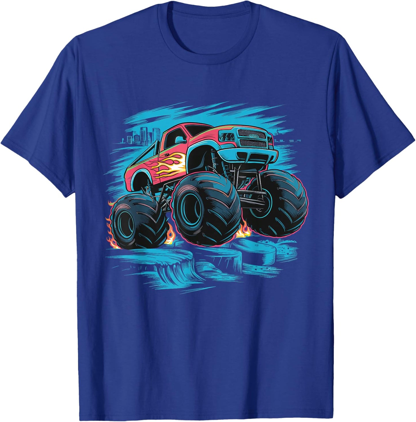 Monster Truck for toddlers Youth & Adults T-Shirt - T-Shirt | Royal