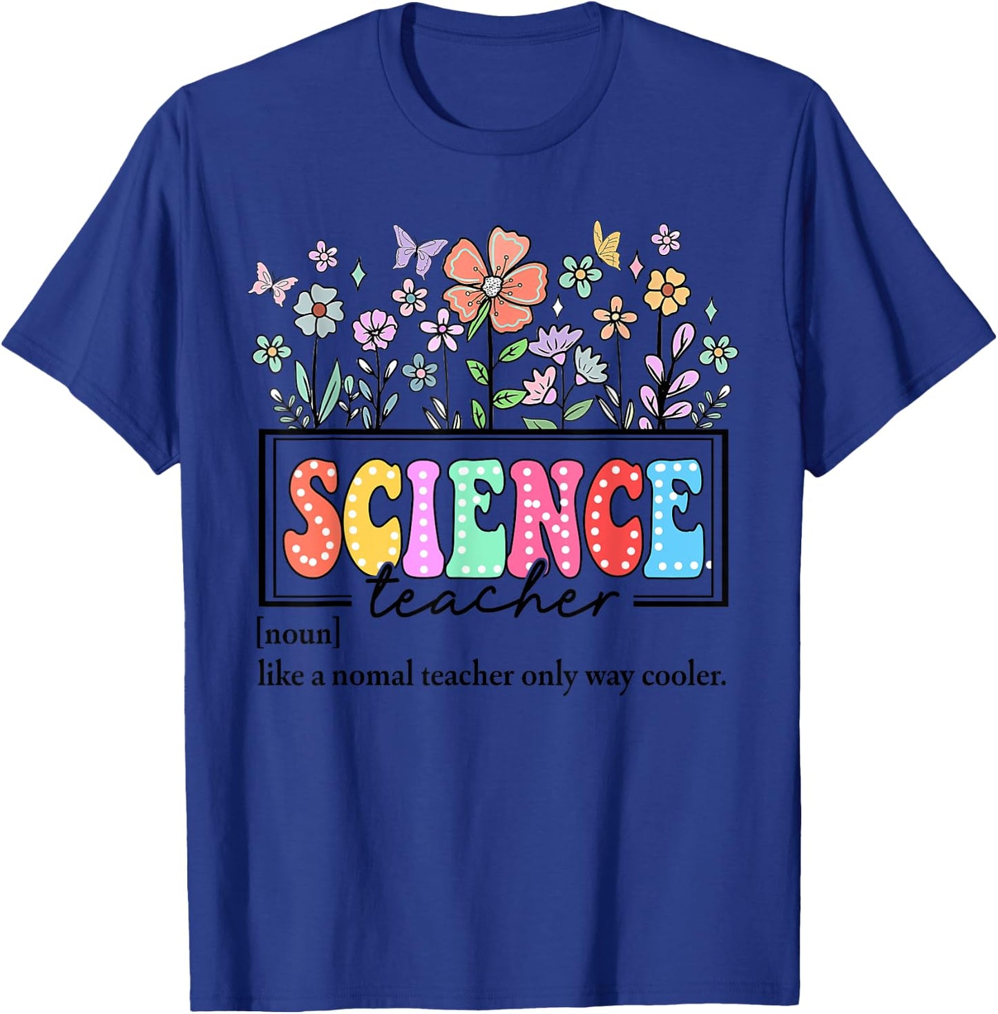 Science Teacher Definition for Back to School Teacher Day T-Shirt - T-Shirt | Royal