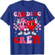 Retro Cardiac Crew Nurse Valentine's Day for Cardiac Nurses T-Shirt - T-Shirt | Royal