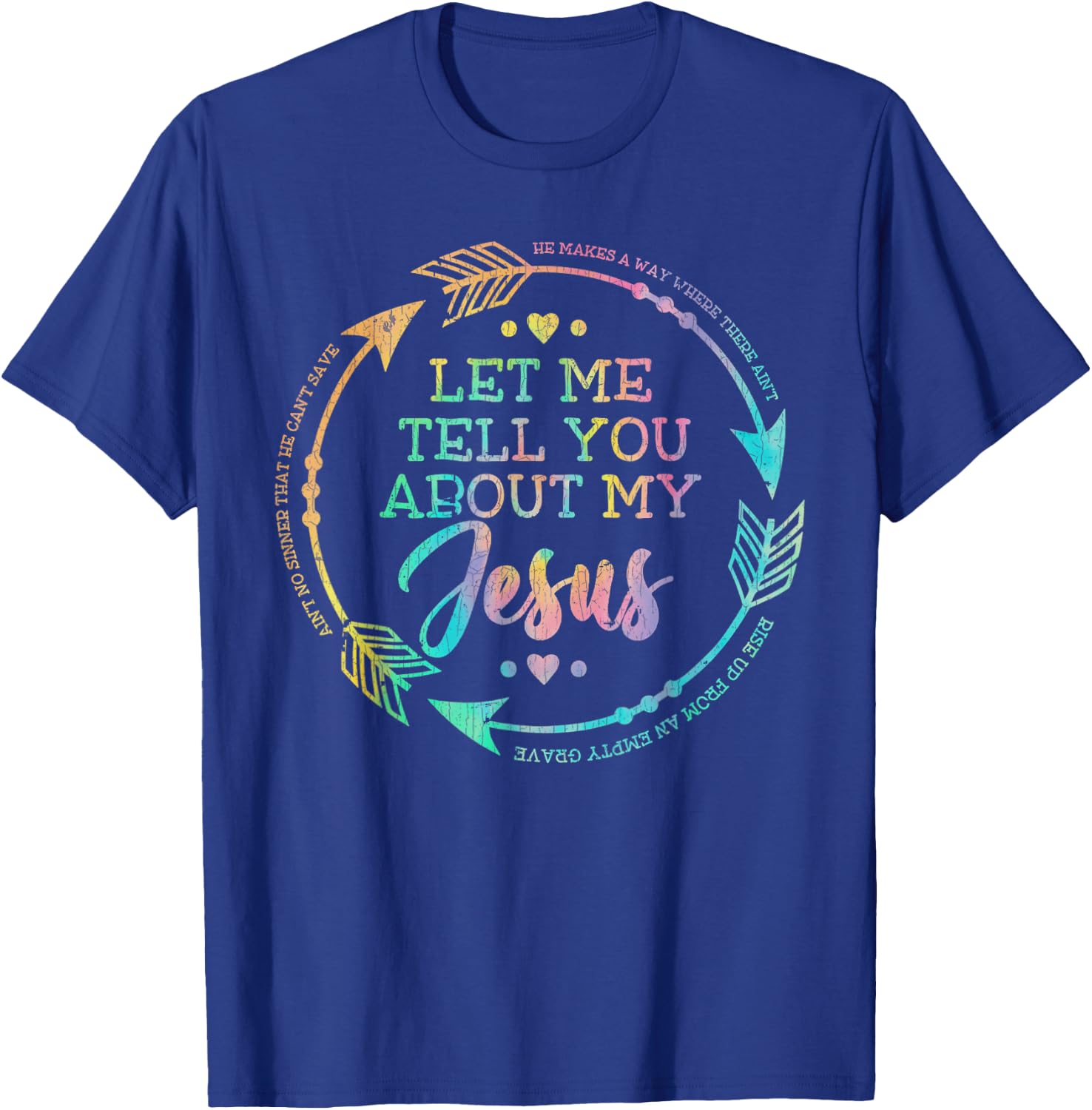 Vintage Retro Christian Gift Let Me Tell You About My Jesus T-Shirt - T-Shirt | Royal