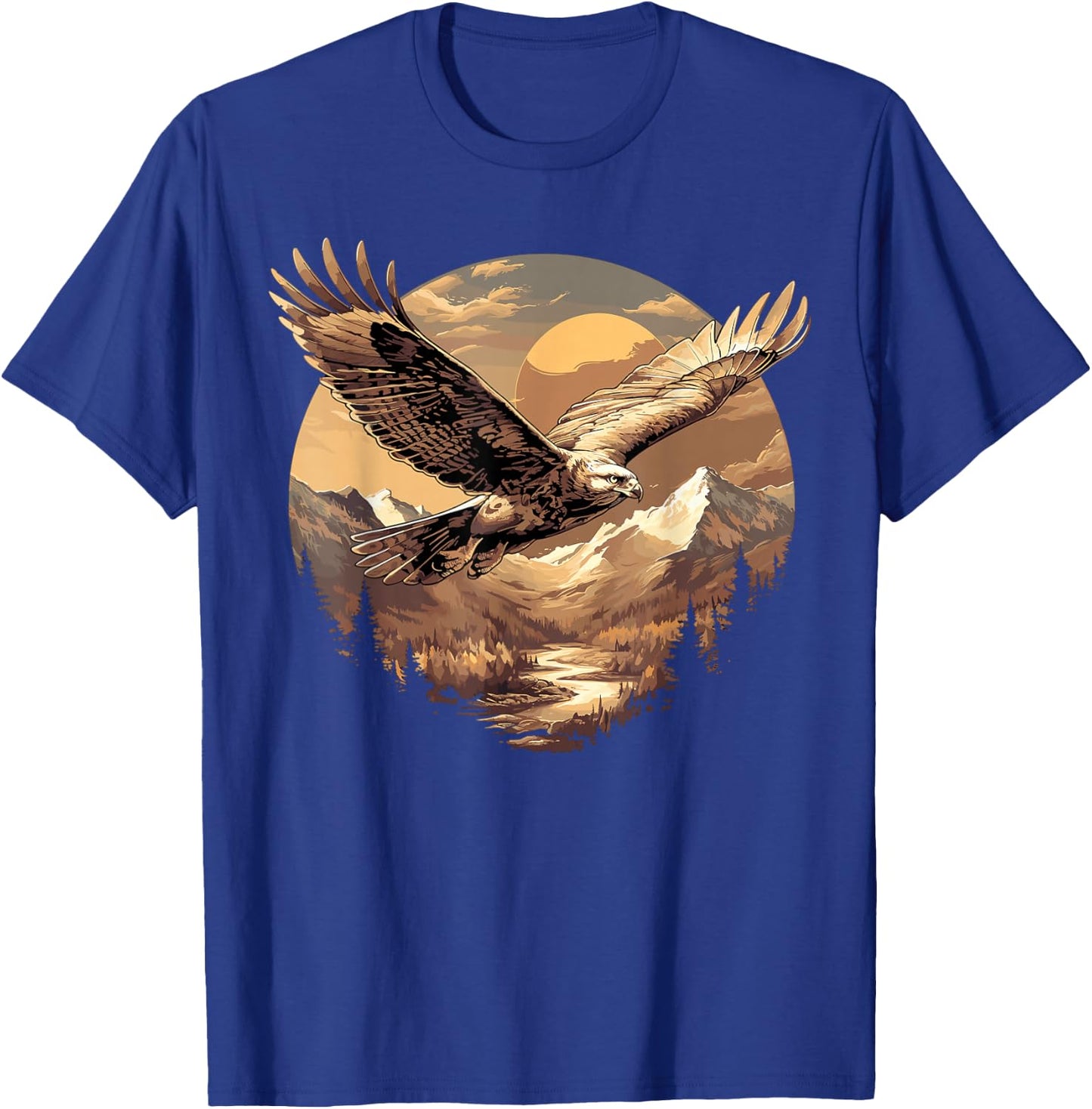 Hawks Hawk T-Shirt - T-Shirt | Royal