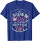 I Am An December Girl I was Born with My Heart on My Sleeve T-Shirt - T-Shirt | Royal