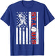 St. Louis Retro Baseball Lover US Flag Met At Game Day Boys T-Shirt - T-Shirt | Royal