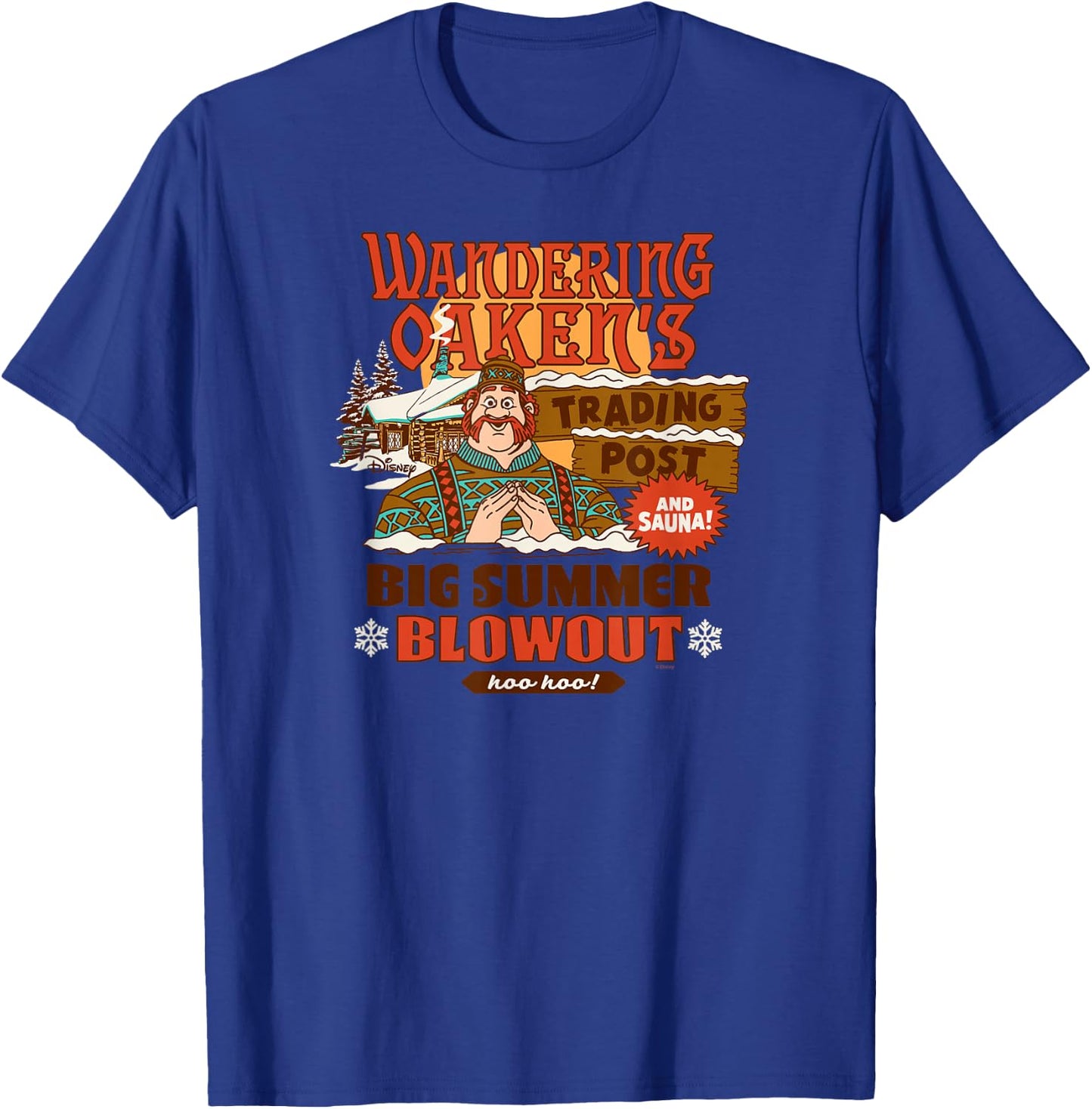 Disney - Frozen 2 - Wandering Oaken's Trading Post Cabin T-Shirt - T-Shirt | Royal
