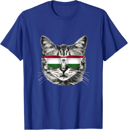 Hungarian Flag Cat Owner Souvenirs Products Kitten Hungary T-Shirt - T-Shirt | Royal