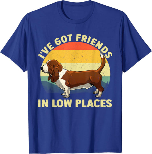 Best Basset Hound Design Women Basset Hound Lover T-Shirt - T-Shirt | Royal