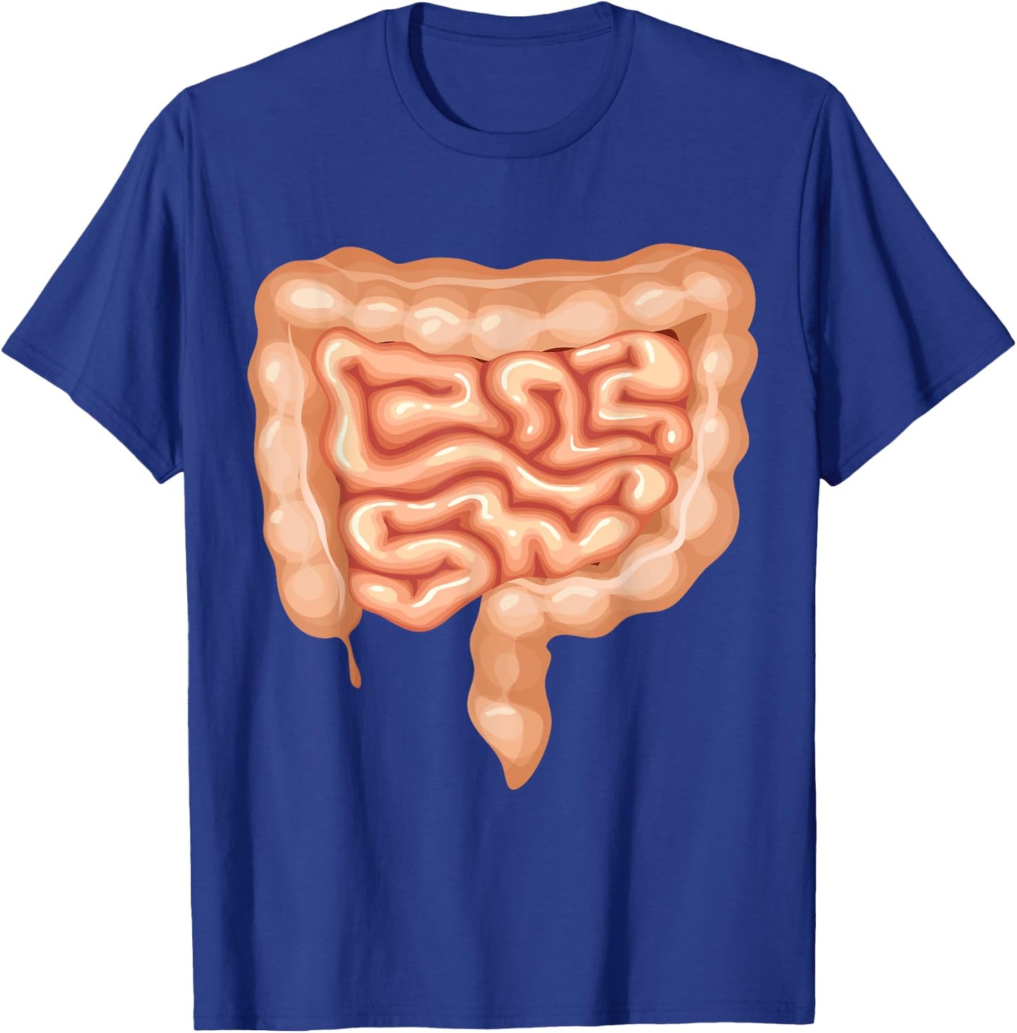 Human Body Parts Group Costumes - Colon Intestines Costume T-Shirt - T-Shirt | Royal
