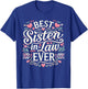 Best Sister in Law Ever for New Family Member T-Shirt - T-Shirt | Royal